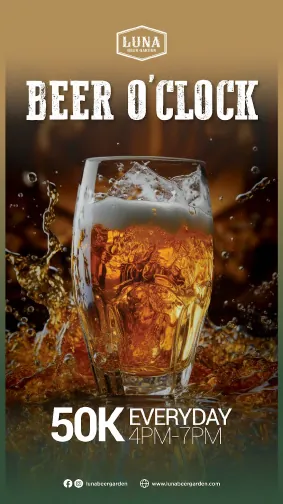 Luna Beer Garden daily offer 1