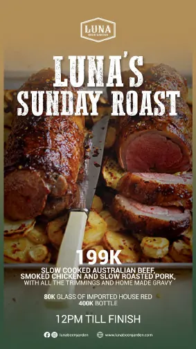 Luna Beer Garden daily offer 7