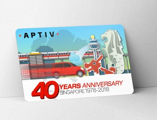 40 Years Singapore Anniversary MRT Card